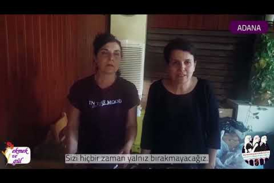 Adana Ekmek ve Gül göçmen kız kardeşlerine sesleniyor: ‘نحن دائما معك’