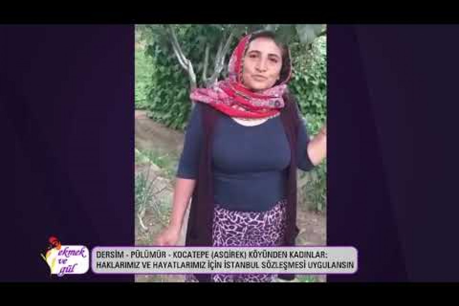 Dersimli kadınlar: Haklarımız ve hayatlarımız için İstanbul Sözleşmesi uygulansın