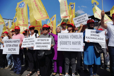 VİP Giyimde çalışan kadın işçiler sendika hakkı için mücadele ediyor