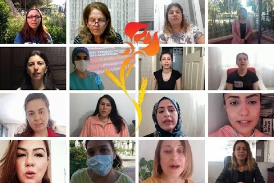 GÜNÜN DAYANIŞMASI: İzmirli kadınlardan #4KadınİşçiİçinAdalet mesajları