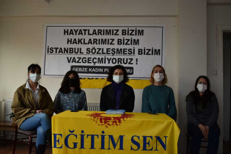 Gebze Kadın Platformu: Herkesi İstanbul Sözleşmesi’ne sahip çıkmaya çağırıyoruz