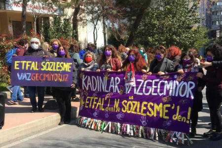 Şişli’de kadınlar: Şişli Etfal Hastanesinden de İstanbul Sözleşmesi’nden de vazgeçmiyoruz
