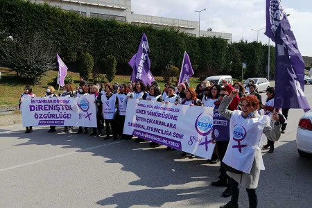 KESK Kadın Meclisi: 8 Mart startını Farplas önünden başlatıyoruz