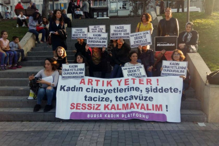 Bursa’da kadınlar 25 Kasım’a kadar her cumartesi eylem yapacak