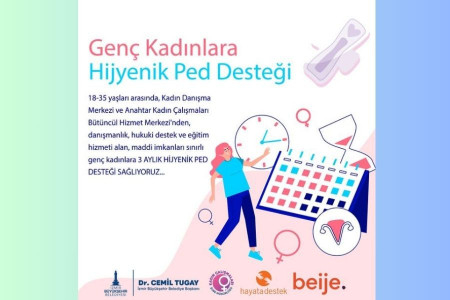 İzmir Büyük Şehir Belediyesi, genç kadınlara hijyenik ped desteği sağlayacağını açıkladı