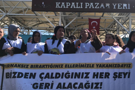 Agrobay işçileri hakları için Ankara'ya yürüyor