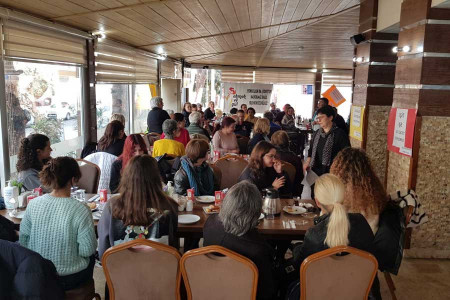 Balçova ve Narlıdere’de kadınlar 8 Mart etkinliğinde bir araya geldi