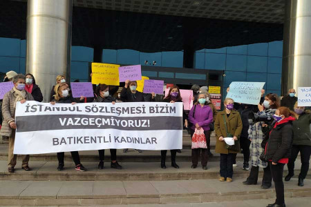Batıkentli kadınlardan eylem: İstanbul Sözleşmesi bizim