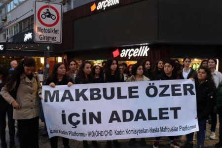İzmir Kadın Platformu: 81 yaşındaki Makbule Özer için verilen tutuklanma kararı geri alınsın