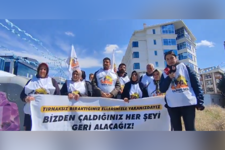 Agrobay işçileri Ankara'da | Sendika haktır, engellenemez