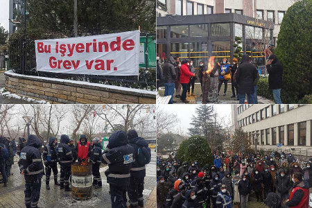 Kadıköy Belediyesi işçileri greve çıktı: Hakkımızı alana dek mücadelemiz sürecek
