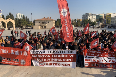 Özak Tekstil işçileri direnişe devam ediyor
