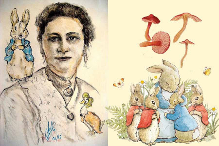 GÜNÜN PORTRESİ: Beatrix Potter’ın tavşanları ve mantarları