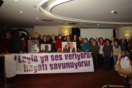 İstanbul’da kadınlar açlık grevindeki Leyla Güven’e ses verdi