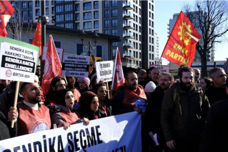 Özak Tekstil işçileri eylemlerini İstanbul'a taşıdı