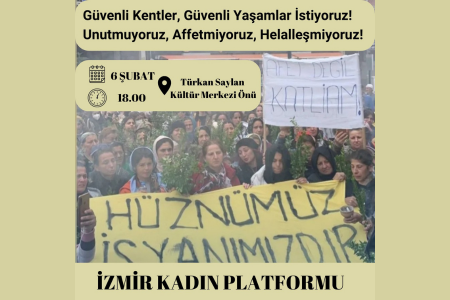 İzmir Kadın Platformu: Deprem bölgesindeki kız kardeşlerimiz için buluşuyoruz