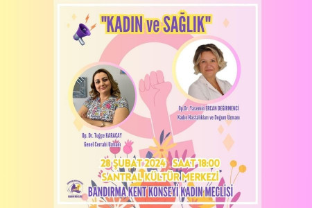 8 Mart'a giderken kadınlar Bandırma'da buluşuyor