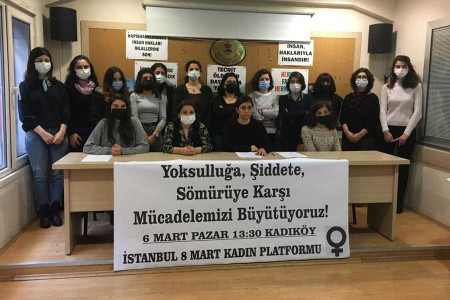 İstanbul 8 Mart Kadın Platformu: ‘Yoksulluğa, şiddete, sömürüye karşı mücadelemizi büyütelim!’
