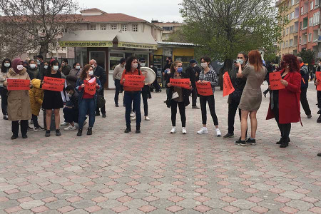 Malatya Demokratik Kadın Platformu İstanbul Sözleşmesi için sokakta