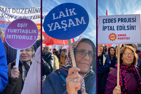 Alevi örgütlerinden Kadıköy'de 'Laik eğitim, insanca yaşam, demokratik Türkiye' mitingi