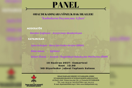 İHD’den OHAL’de kadın haklarına yönelik ihlaller paneli