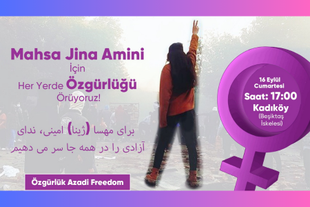 Mahsa Amini için özgürlüğü örüyoruz
