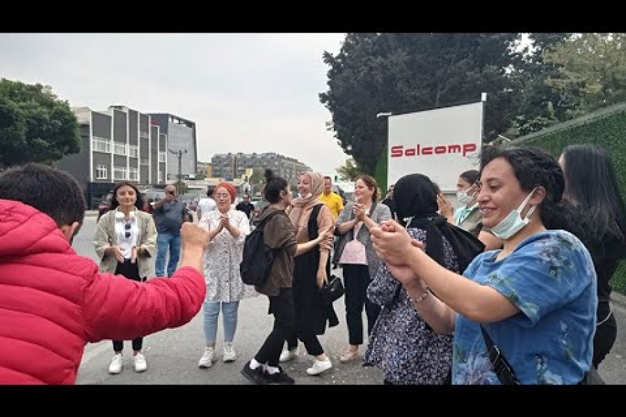 Xiaomi Salcomp işçisi kadınlar: Sendika girene kadar direnmeye devam!