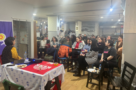 Elazığ'da 8 Mart'ın ışığında emekçi kadınların örgütlenme sorunları tartışıldı