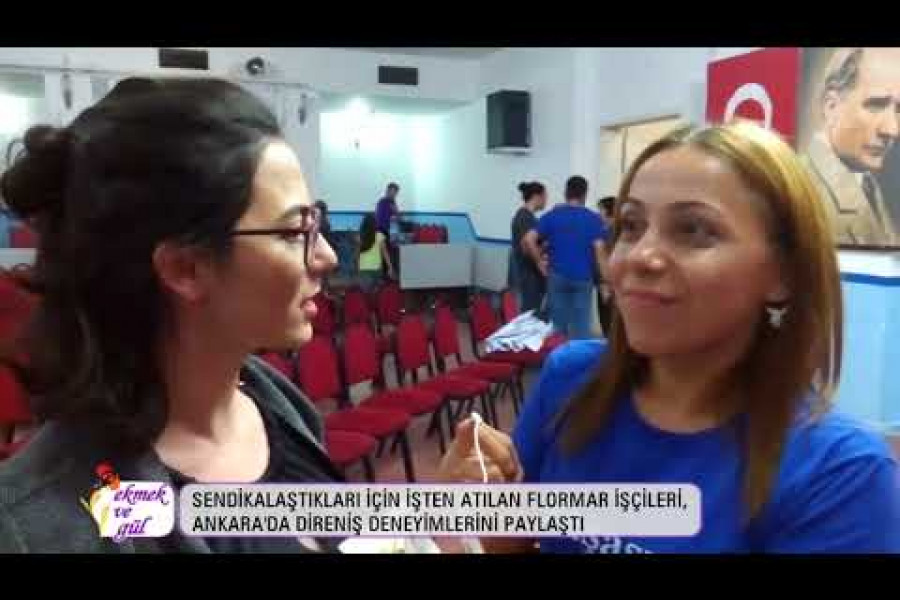 Flormar işçileri Ankaralı işçilere deneyimlerini aktardı