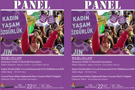 HDK Kadın Meclisi çocuk istismarı ve idam tartışmalarına dair panel düzenliyor