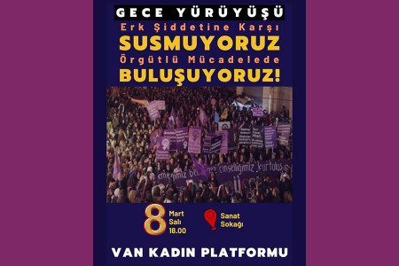 Van Kadın Platformu çağrısıyla kadınlar 8 Mart’ta sokakta
