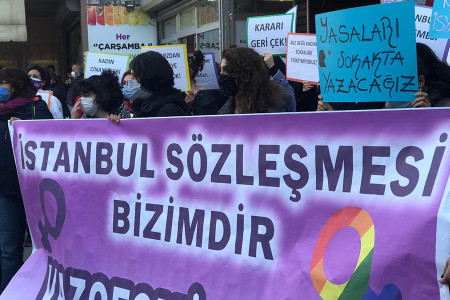 Kadınların İstanbul Sözleşmesi eylemleri devam ediyor