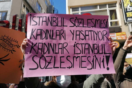 22 Mart 2021| Kadınlar sokakta: #İstanbulSözleşmesiBizim