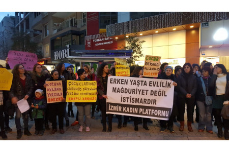 İzmir Kadın Platformu: Cinsel istismar yasasına karşı alanlarda olacağız