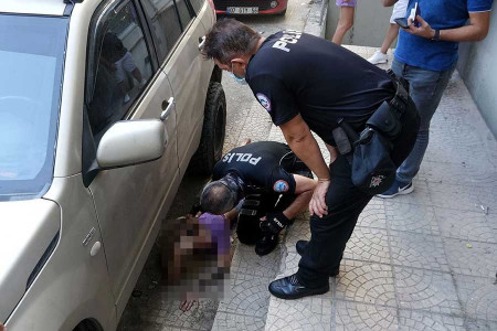 Antalya’da alıkonulduğunu söyleyen ve yardım isteyen kadın pencereden atladı