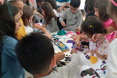 Ankara’da çocuklar şenlikte buluştu