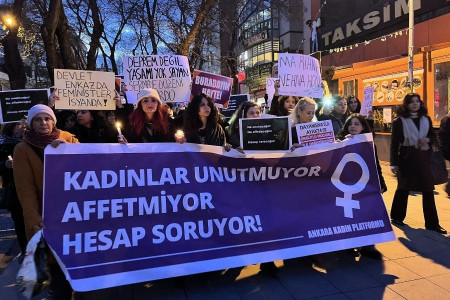 Ankara Kadın Platformu: Bizleri bıraktıkları bu enkazın altından kadın dayanışmamızla çıkabiliriz