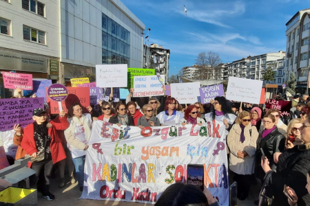 8 Mart 2025 | Karadeniz'de kadınlar eşitlik ve özgürlük talebiyle alanda!