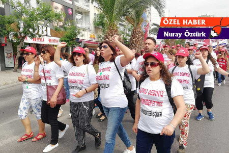 Ege Üniversitesinde çalışan kadın işçiler: Bize sorulmadan hazırlanan taslağı kabul etmiyoruz!
