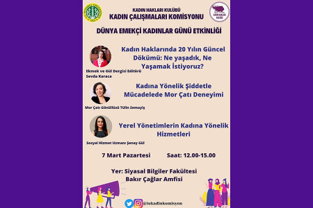 İstanbul Üniversitesinde 8 Mart etkinliği