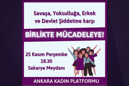 Ankara Kadın Platformu: Birlikte Mücadeleye