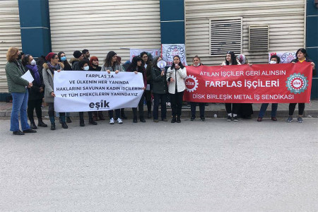 EŞİK’ten Farplas işçilerinin direnişine destek