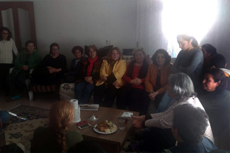 Edremit’te kadınlar EMEP Genel Başkanı Selma Gürkan ile buluştu, seçimleri konuştu