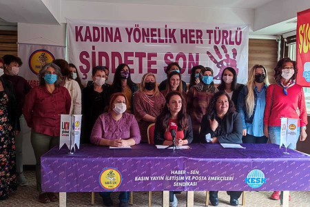 Haber-Sen’li kadınlardan tehdit edilen PTT işçisine destek