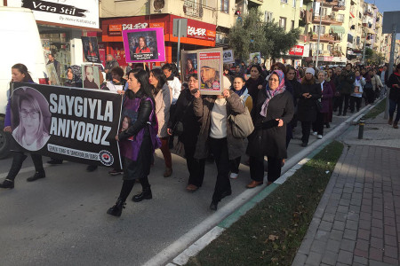 Gemlik’te kadınlar Günay Torun için yürüdü