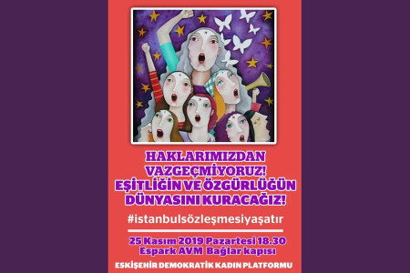 Eskişehir’de kadınlar 25 Kasım’da sokakta!