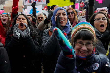 ABD’de Kadınlar Yürüyüşü tartışmalara rağmen etkisini koruyor