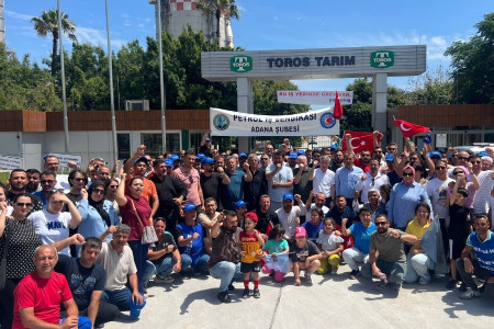 Toros Tarım İşçilerinin grevinde dayanışma tablosu: Hepimizin grevi, hepimizin direnişi