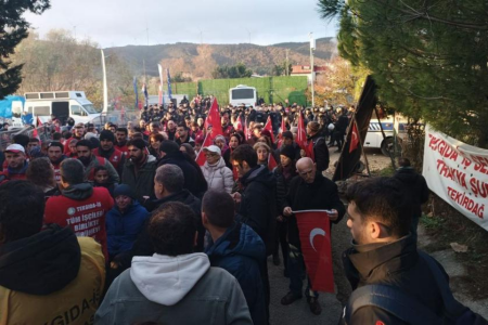 Ankara'ya yürümek isteyen Polonez işçilerine polis müdahalesi: 5 işçi gözaltında