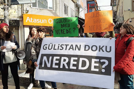Kadıköy'de kadınlar sordu: Gülistan Doku nerede?